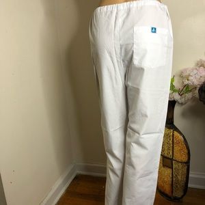 Adar White Scrub Pants